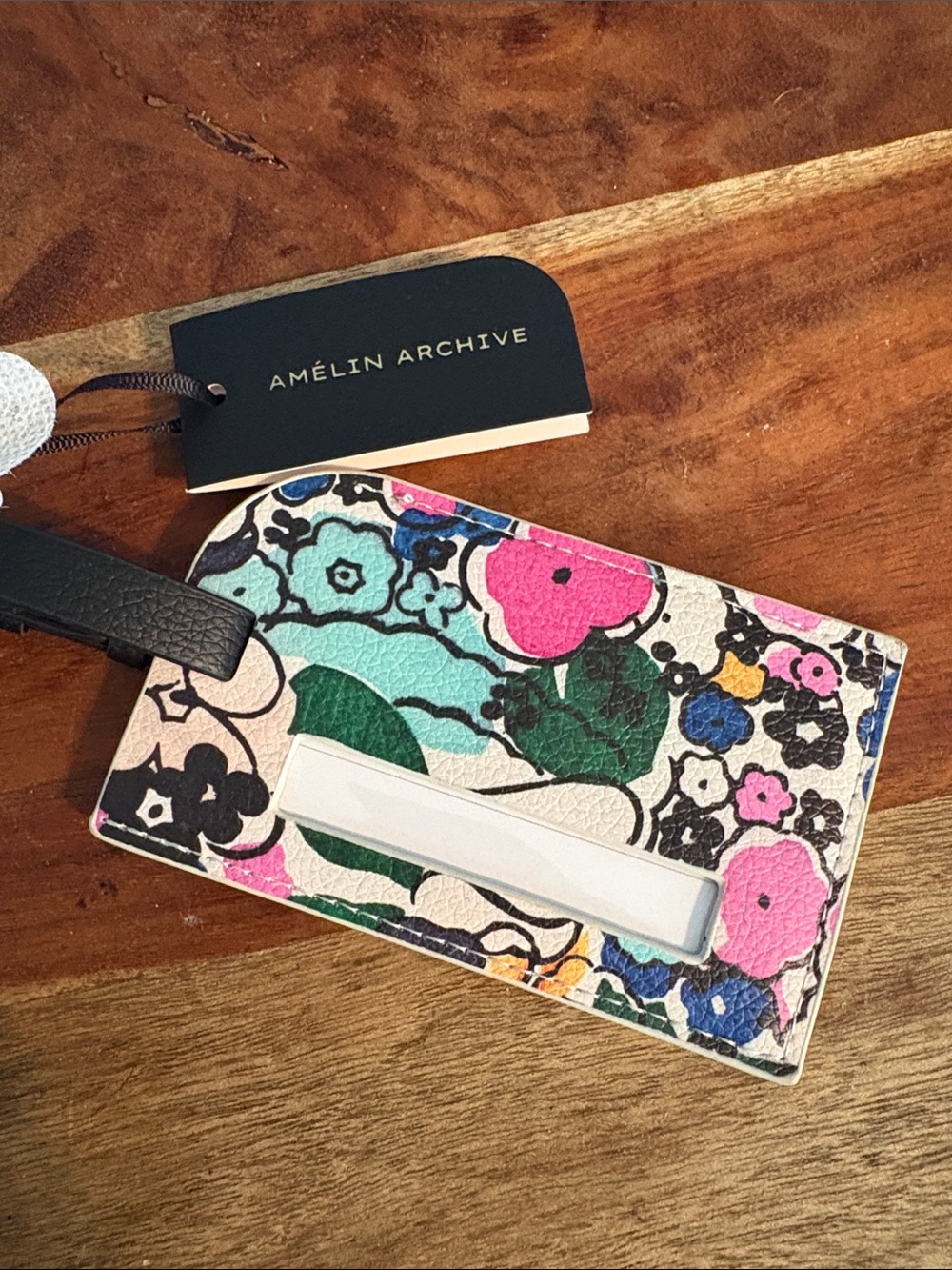Amelin Archive Floral Luggage Tag